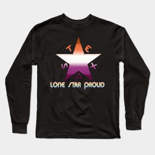 Texas Pride-Lesbian Long Sleeve T-Shirt